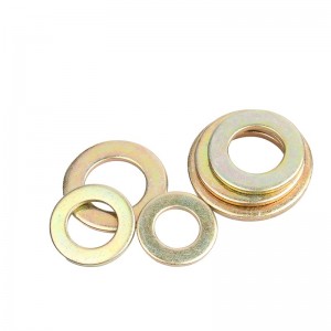 Carbon steel flat gasket metal gasket Galvanized enlarged and thickened gasket