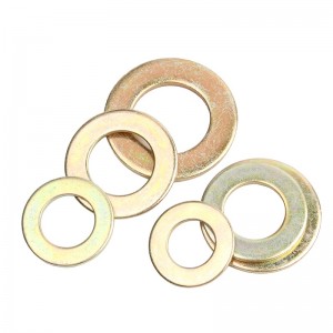Carbon steel flat gasket metal gasket Galvanized enlarged and thickened gasket