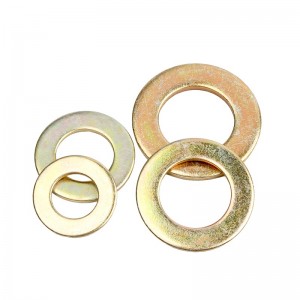 Carbon steel flat gasket metal gasket Galvanized enlarged and thickened gasket