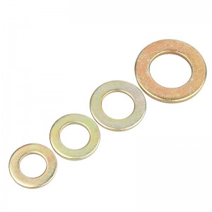 Carbon steel flat gasket metal gasket Galvanized enlarged and thickened gasket