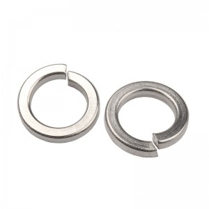 304 stainless steel spring washer Galvanizing of carbon steel with open elastic spring washer