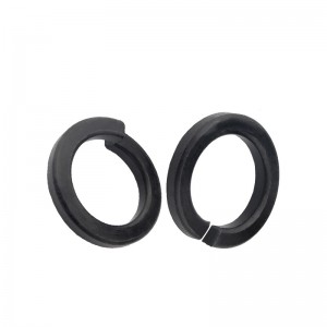 8.8 High strength black carbon steel spring gasket DIN127 Split spring washer elastic washer