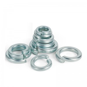 Aço carbono azul branco spring spring Din127 Junta de mola Anti -acolchoamento almofada