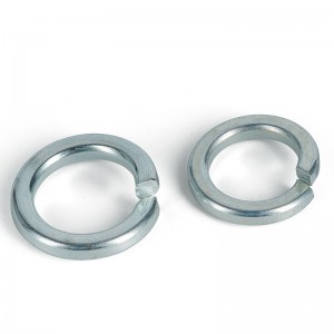 Aço carbono azul branco spring spring Din127 Junta de mola Anti -acolchoamento almofada