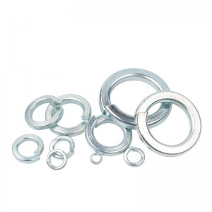 Aço carbono azul branco spring spring Din127 Junta de mola Anti -acolchoamento almofada
