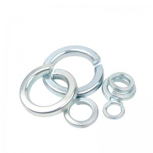 Aço carbono azul branco spring spring Din127 Junta de mola Anti -acolchoamento almofada