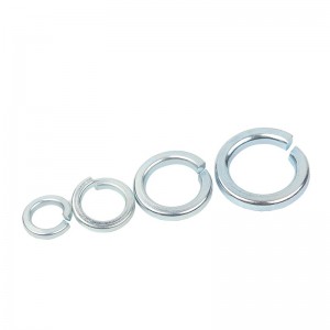 Aço carbono azul branco spring spring Din127 Junta de mola Anti -acolchoamento almofada