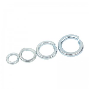 Koolstof staal blou wit sink veer pad DIN127 Veer gasket Anti losmaak kussing