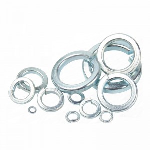 Koolstof staal blou wit sink veer pad DIN127 Veer gasket Anti losmaak kussing