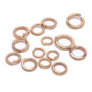 Galvanized Copper spring washer DIN127 Opening gasket