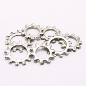 304 stainless steel outer multiple-tooth Lock washer Galvanizing of carbon steel Lock washer