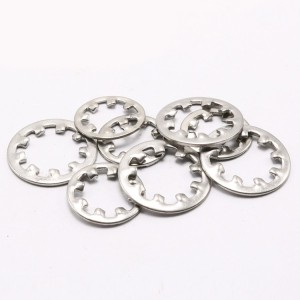 304 Vlekvrye staal Buiten-multiple-Tooth Lock Washer Galvanizing of Carbon Steel Lock Washer