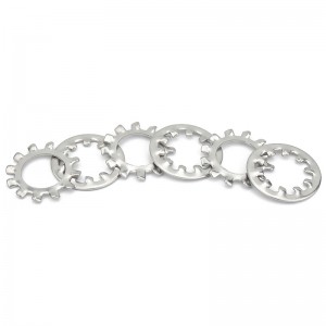 304 Vlekvrye staal Buiten-multiple-Tooth Lock Washer Galvanizing of Carbon Steel Lock Washer