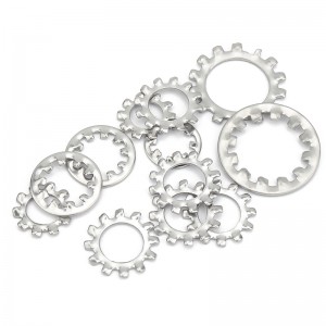 304 stainless steel outer multiple-tooth Lock washer Galvanizing of carbon steel Lock washer