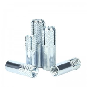 Iron plated blue white zinc internal explosion screw internal expansion sleeve Expansion bolt