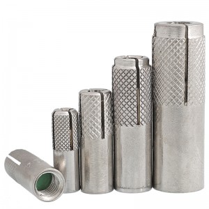 304 stainless steel inner expansion screw carbon steel Implosion gecko bolt