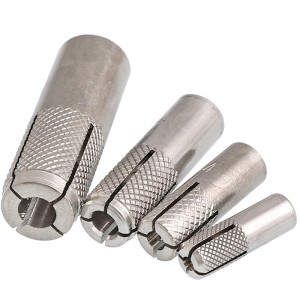 304 stainless steel inner expansion screw carbon steel Implosion gecko bolt