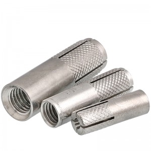 304 stainless steel inner expansion screw carbon steel Implosion gecko bolt