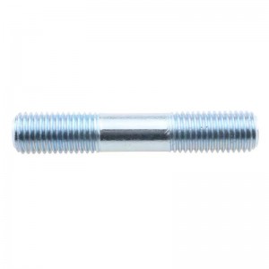 High strength blackened double head screw Blue white zinc Double tooth bolt