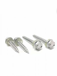 410 Stainless Steel External hexagonal flange surface self-tapping and self drilling screw