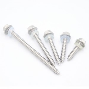 410 Stainless Steel External hexagonal flange surface self-tapping and self drilling screw