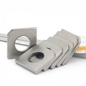 Stainless Steel A2-70 A4-80 SS201 SS304 SS316 DIN434 Square inclined washer