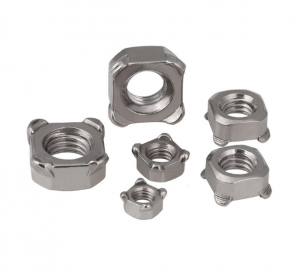 Stainless Steel A2-70 A4-80 SS201 SS304 SS316 DIN928 Square Weld Nuts