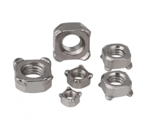 스테인레스 스틸 A2-70 A4-80 SS201 SS304 SS316 DIN928 Square Weld Nuts
