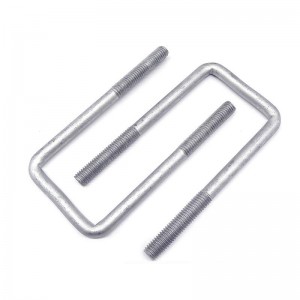 High Strength Grade Hot-Dip Zinc U-Bolts Square Bends ASME