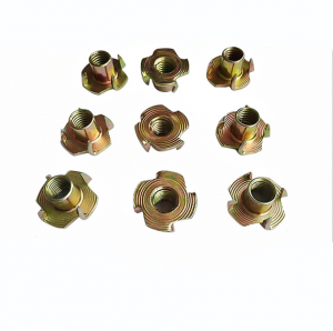 Din1624 couleur jaune zinc plaqué feme