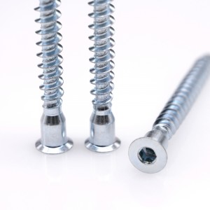 Wit sinkplaat counterunk kruis self-tik roller a