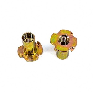 Din1624 couleur jaune zinc plaqué feme