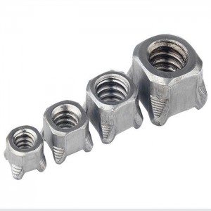 스테인레스 스틸 A2-70 A4-80 SS201 SS304 SS316 DIN928 Square Weld Nuts