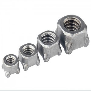 Stainless Steel A2-70 A4-80 SS201 SS304 SS316 DIN928 Square Weld Nuts