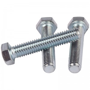 ANC BSW High Strength White Zinc Plated Hex Bolts