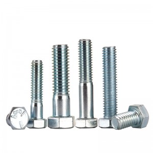 ANC BSW High Strength White Zinc Plated Hex Bolts