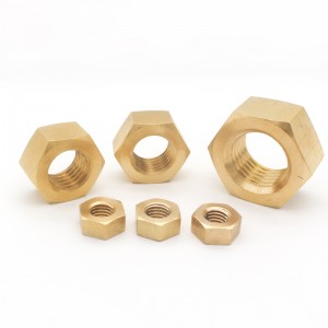 Tuercas hexagonales de latón y cobre DIN934