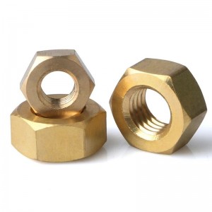 Brass Copper DIN934 Hex Nuts