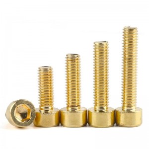 Tembaga Tembaga DIN912 Allen Bolts