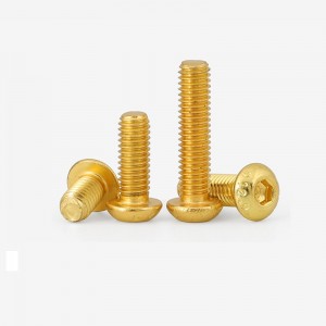 銅黄銅 ISO7380 ボタンヘッド六角穴付きボルト