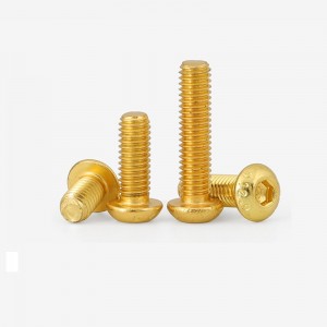 Copper Brass ISO7380 Button Head Hex Socket Bolts