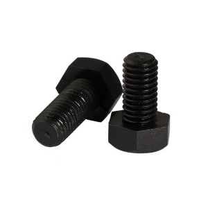 Grade 4.8 Carbon Steel DIN931 DIN933 Black Oxide Hex Bolts