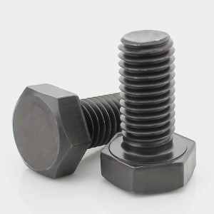 Grade 4.8 Carbon Steel DIN931 DIN933 Black Oxide Hex Bolts