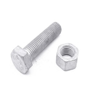 Grade 4.8 Carbon Steel DIN931 DIN933 Hot Dip Galvanized HDG Hex Bolts