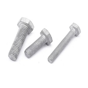 Grade 4.8 Carbon Steel DIN931 DIN933 Hot Dip Galvanized HDG Hex Bolts