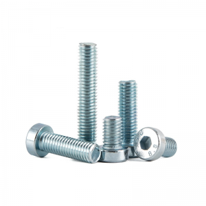 Alta resistência Grau 4.8 8,8 10,9 12,9 Aço galvanizado Branco azul de zinco DIN7984 PARAFUSOS DE CABEÇA HEXT