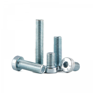 High Strength Grade 4.8 8.8 10.9 12.9 Steel Galvanized White Blue Zinc Plated DIN7984 Low Head Hex Socket Bolts