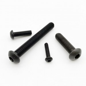 High Strengh Grade 4.8 8.8 10.9 12.9 Black Oxide ISO7380 Button Head Hex Socket Bolts