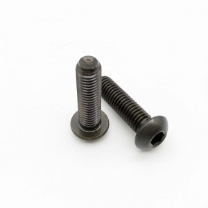 High Strengh Grade 4.8 8.8 10.9 12.9 Black Oxide ISO7380 Button Head Hex Socket Bolts