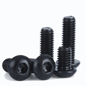 High Strengh Grade 4.8 8.8 10.9 12.9 Black Oxide ISO7380 Button Head Hex Socket Bolts